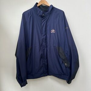 Dryjoys by foot joy footjoy golf Navy full zip lightweight waterproof jacket